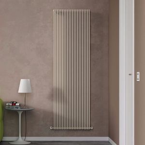 hot water radiator / steel / contemporary / horizontal