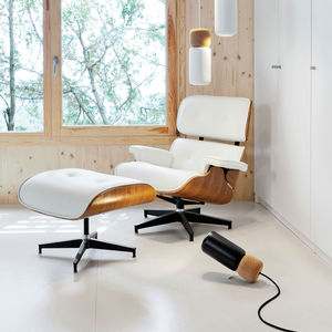 floor lamp / contemporary / aluminum / cork