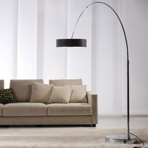 floor-standing lamp / contemporary / polyester / metal