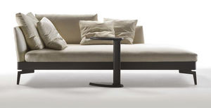 contemporary daybed / fabric / leather / indoor