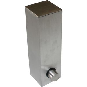 wall-mounted soap dispenser / stainless steel / manual