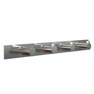 wall-mounted coat rack / contemporary / brass