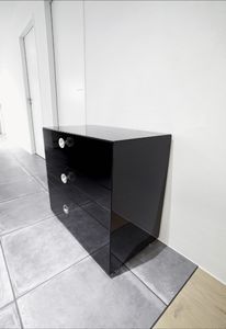 contemporary furniture knob / metal