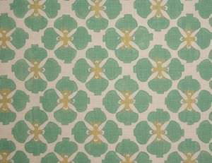 upholstery fabric / patterned / hand-printed