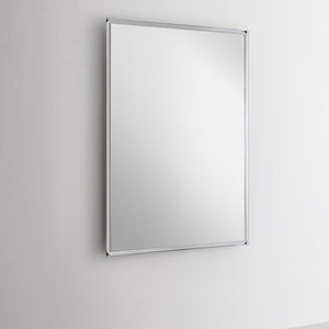 wall-mounted mirror / contemporary / rectangular / contract