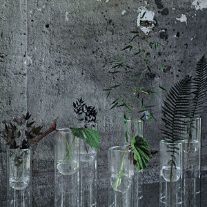 contemporary vase / glass