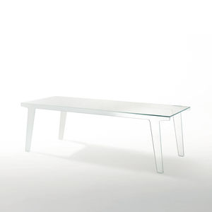 contemporary dining table / glass / rectangular / by Patricia Urquiola