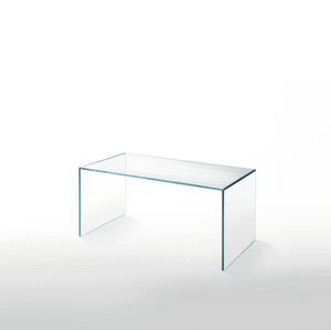 contemporary dining table / glass / rectangular / by Piero Lissoni