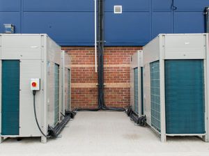 floor-mounted air conditioner / split / professional / outdoor