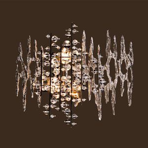 classic wall light / brass / Swarovski® crystal / incandescent