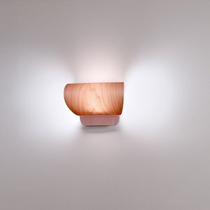contemporary wall light / wooden / LED / commercial