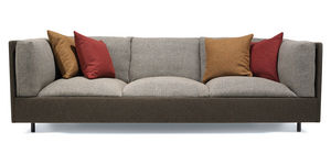 contemporary sofa / steel / fabric / contract