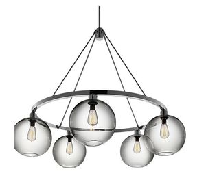 contemporary chandelier / glass / incandescent