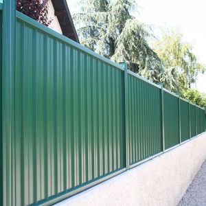 garden fence / bar / aluminum / stained