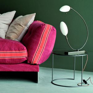 table lamp / original design / metal / orientable
