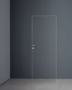 swing door / glass / wooden / flush