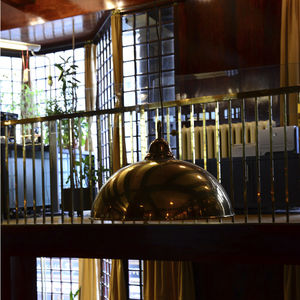 pendant lamp / traditional / brass / LED