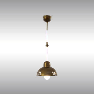 pendant lamp / traditional / brass / LED