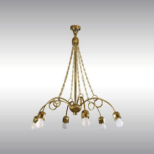traditional chandelier / brass
