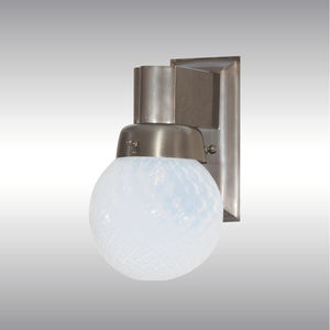 traditional wall light / blown glass / LED / incandescent