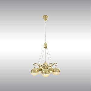traditional chandelier / metal / incandescent / LED