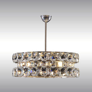 traditional chandelier / crystal / brass / incandescent