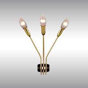 traditional wall light / metal / LED / incandescent