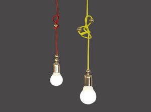 pendant lamp / contemporary / brass / golden
