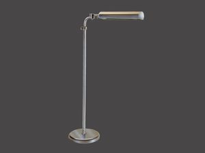 floor-standing lamp / traditional / brass / swing-arm
