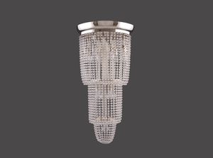 traditional chandelier / crystal / brass / by Josef Hoffmann