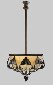 pendant lamp / traditional / brass