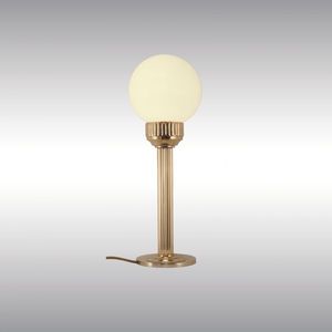table lamp / traditional / glass / blown glass