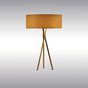 table lamp / traditional / cardboard / brass