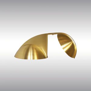 table lamp / original design / brass / golden