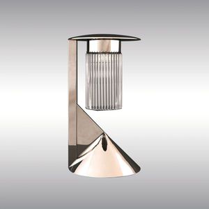 table lamp / traditional / crystal / nickel
