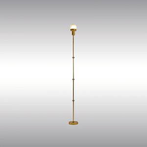 floor-standing lamp / traditional / glass / blown glass