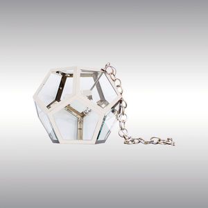 floor lamp / traditional / brass / glass