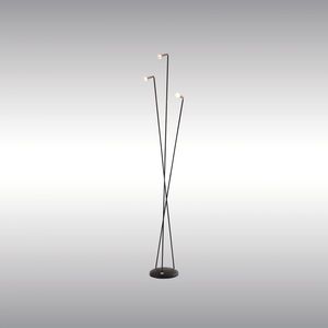 floor-standing lamp / traditional / brass / halogen