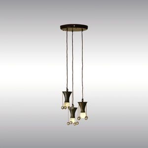 pendant lamp / traditional / brass / LED