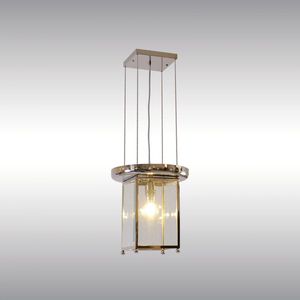 pendant lamp / traditional / glass / brass