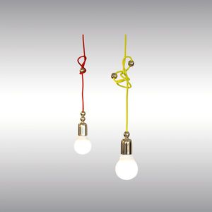 pendant lamp / contemporary / brass / LED