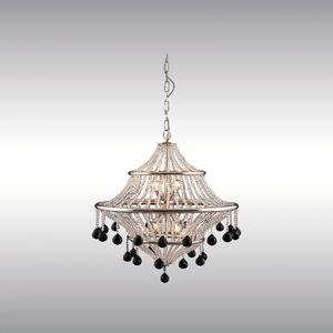 traditional chandelier / crystal / brass / LED