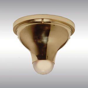 traditional ceiling light / brass / LED / by Koloman Moser