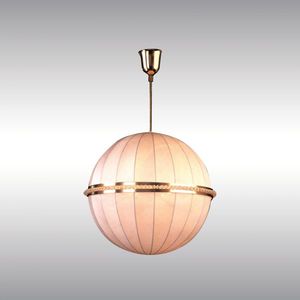 pendant lamp / traditional / brass / crystal