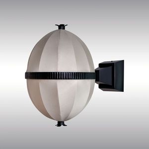 traditional wall light / brass / silk / LED