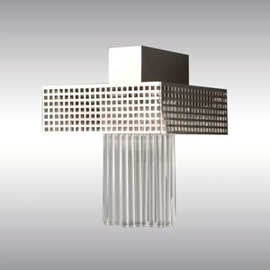 traditional wall light / brass / crystal / LED