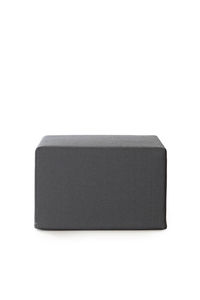 contemporary pouf / fabric / square / round