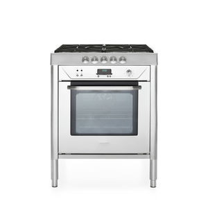 gas range cooker / electric / cast iron / stainless steel