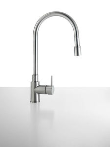 stainless steel mixer tap / kitchen / 1-hole