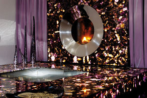 indoor tile / wall / quartz / polished